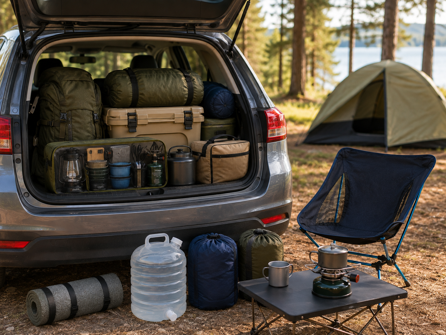 15 Space-Saving Camping Gear Ideas for Small Cars